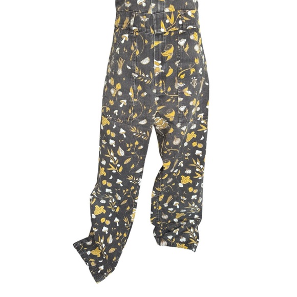 Rare Big Bud Press Short Sleeve Jumpsuit in Cookbook Print Brown Medium - Picture 6 of 16